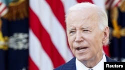 U.S. President Joe Biden delivers remarks on the 2024 election results and the upcoming presidential transition of power, in the Rose Garden of the White House in Washington, U.S., November 7, 2024.