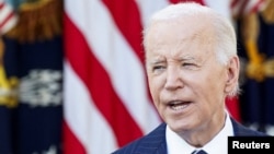 El presidente de Estados Unidos, Joe Biden, pronuncia un discurso sobre los resultados de las elecciones de 2024 y la próxima transición presidencial del poder, en el jardín de rosas de la Casa Blanca en Washington, Estados Unidos, el 7 de noviembre de 2024.