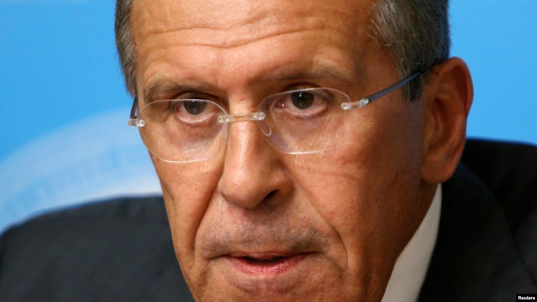 Rusya Rışişileri bakanı Sergei Lavrov öneriyi açıklarken