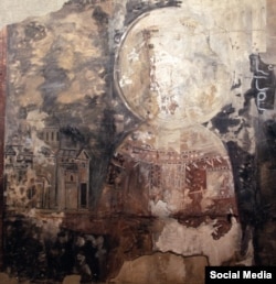 ბაგრატ მესამის ფრესკის ასლი-ფაქსიმილე, შესრულებული რუსი ფერმწერის ნატალია ტოლმაჩევსკაიას მიერ, 1927 წელს