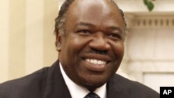 Le président Ali Bongo à la Maison Blanche à Washington DC le 9 juin 2011.