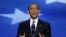 President Barack Obama addresses the Democratic National Convention Sept. 6, 2012
