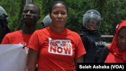 L'anniversaire de la disparition des lycéennes de Chibok, un an après, à Abuja, Nigeria, le 14 avril 2016.