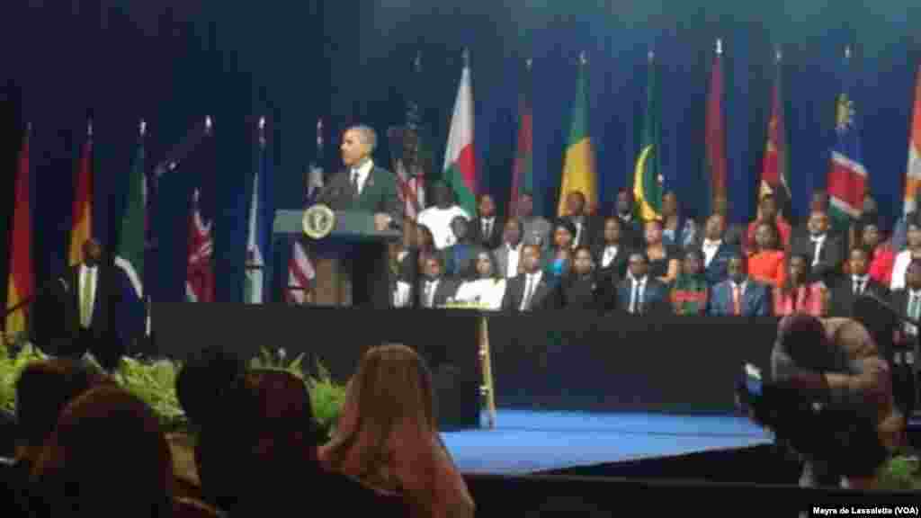 Shugaban Amurka Barack Obama da YALI, Washington, D.C. ga 28 Yuli 2014.