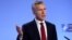 NATO Secretary-General Jens Stoltenberg holds a news conference after a meeting with the ambassadors at the Alliance headquarters in Brussels, Belgium, Nov. 26, 2018.