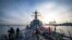 Американський ракетний есмінець «Дональд Кук» (DDG 75) класу «Арлі Берк» прибув до Одеси, Україна, 25-го лютого 2019 року
