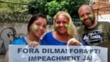 Cartazes contra a Presidente Dilma 