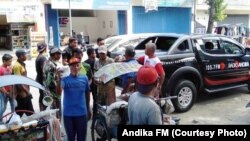 Kru Andika FM Kediri dalam program Jumat Berkah (courtesy: Andika FM)