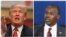 Republican presidential candidates Donald Trump, left, and Ben Carson