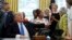 Президент США Дональд Трамп. Белый дом, Вашингтон. 25 cентября 2017 г.