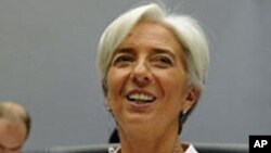 French Economy and Finance Minister Christine Lagarde waits for the start of an EU Economy and Finance Council meeting on October 20, 2009 at EU headquarters in Luxembourg.