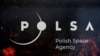 The logo of Polsa, Polish Space Agency is seen at the 73rd International Astronautical Congress, held at the Paris Convention Centre in Paris, France, Sept. 18, 2022. 