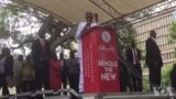 Mutungamiri weMDC VaNelson Chamisa Vachitaura paKuratidzira Kwaitwa neBato Ravo muHarare Nhasi