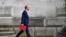 FILE - Britain's Foreign Secretary Dominic Raab leaves the Foreign and Commonwealth Office in central London, July 1, 2020. 