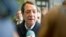 Cypriot President Nicos Anastasiades speaks with the media after an emergency eurogroup meeting in Brussels, March 25, 2013.