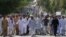  Protesters shout slogans as they march towards the U.S. Embassy during an anti-America rally in Islamabad, September 21, 2012..