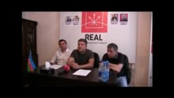 REAL Hərəkatı Natiq Cəfərlinin həbsi ilə bağlı mətbuat konfransı keçirib