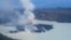 FILE - Smoke and ash emanate from the Manaro Voui volcano on Vanuatu's northern island Ambae in the South Pacific, Oct. 1, 2017.