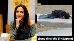 آنجلینا جولی عکس گریه دختر خردسال پریسا لشکری معترض ۳۰ ساله‌ای که در اعتراضات نورآباد استان فارس کشته شد، بر مزار او را در اینستاگرام خود منتشر کرد. 