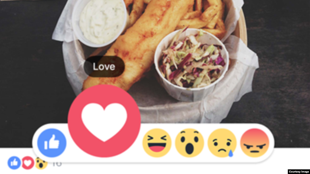 Facebook has rolled out several new animated reaction buttons to supplement the famous "Like" button. (Facebook)