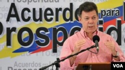 Santos dijo que “es muy posible que la guerrilla siga en Venezuela; eso nadie lo ha descartado”.