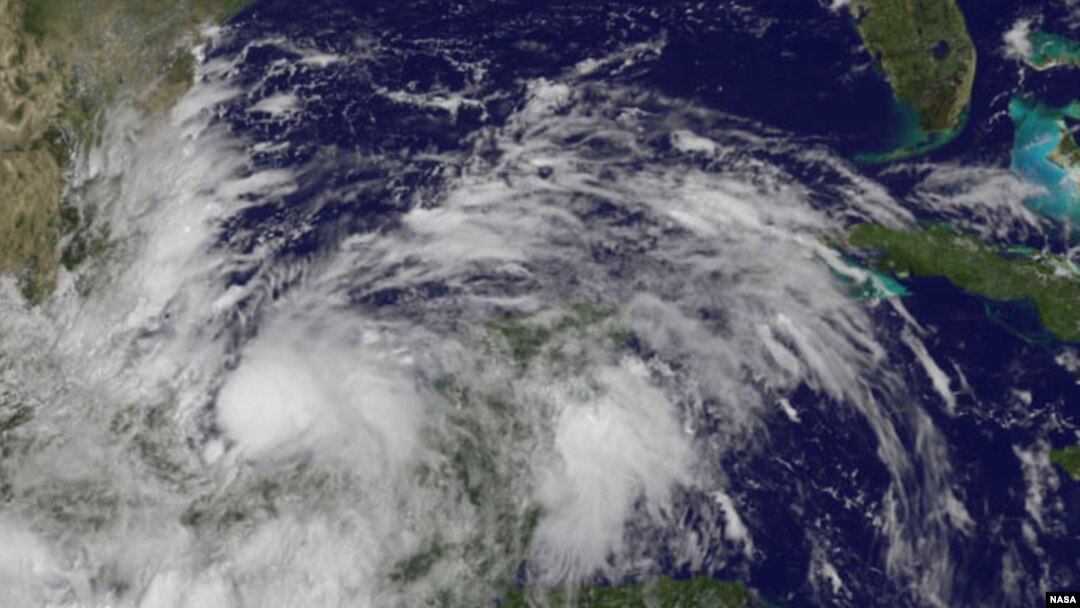 Bão Ingrid mang theo những cơn gió mạnh đến 140 km/giờ. Ảnh: NASA