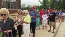 Hundreds of Virginians Wait in Early Morning Hours to Hear Trump