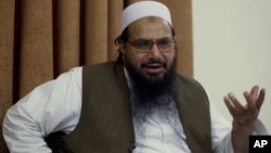 Hafiz Mohammad Saeed habló con la agencia The Associated Press este martes 3 de abril en Islamabad.