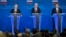 Russian President Vladimir Putin, left, European Council President Herman Van Rompuy, center, and European Commission President Jose Manuel Barroso attend a news conference at the European Commission headquarters in Brussels, Belgium, Jan. 28, 2014.