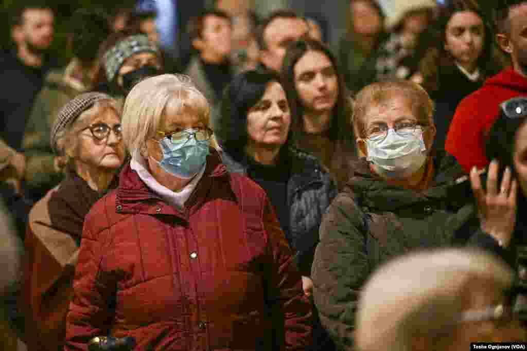 Protest in Skopje against the air pollution in North Macedonia, December 10th, 2024