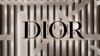 FILE - The Dior logo is seen on a storefront in Boston, Massachusetts, on Nov. 8, 2022. Dior has "postponed indefinitely" a fashion show scheduled to be held in Hong Kong in March 2024.