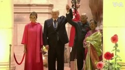 ԱՄՆ-ի նախագահն ու առաջին տիկինը Հնդկաստան կատարած այցը եզրափակել են ճաշկերույթով՝ Նյու Դելիի նախագահական պալատում