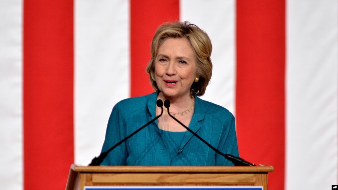 Kandidat Calon Presiden dari Partai Demokrat, Hillary Rodham Clinton (Foto: dok).