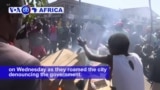 VOA60 Africa - Clashes Erupt as Zimbabwe Election Results Delayed