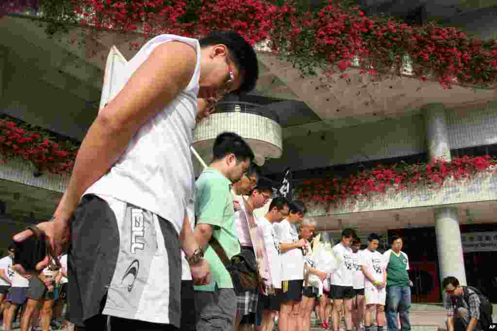 港人悼念胡耀邦与方励之 决心平反六四