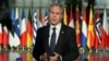 United States Secretary of State Antony Blinken speaks during a media conference at NATO headquarters in Brussels, Belgium, Nov. 13, 2024.