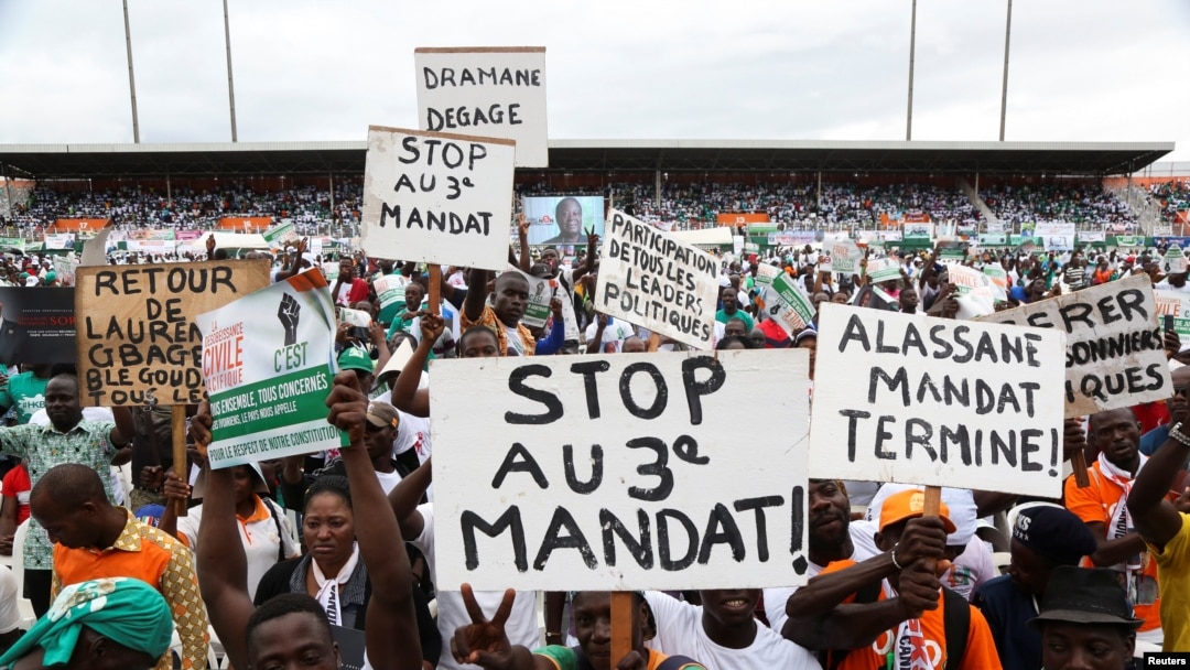 Bariyamiriza manda ya gatatu ya Prezida Alassane Ouattara