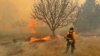 Vatrogasac u blizini Amarila, u Teksasu (Flower Mound Fire Department / AFP)
