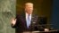 El presidente de EE.UU., Donald Trump, habló por primera vez ante la Asamblea General de las Naciones Unidas, el martes, 19 de septiembre, de 2017.