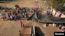 Des migrants à Matias Romero, Oaxaca, Mexicque, le 2 avril 2018