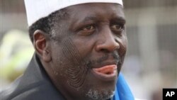 Former Sokoto State governor Attahiru Bafarawa and presidential aspirant under the opposition Action Congress of Nigeria, arrives for the Party primary in Lagos, Nigeria. Nuhu Ribadu Nigeria's former anti-corruption czar, who won international acclaim for