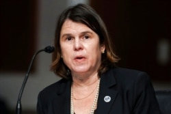 Department of Homeland Security acting intelligence chief Melissa Smislova speaks during a Senate joint committee hearing March 3, 2021, examining the January 6 attack on the U.S. Capitol in Washington.