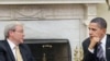 President Obama and Prime Minister Rudd meet in the Oval Office at the White House