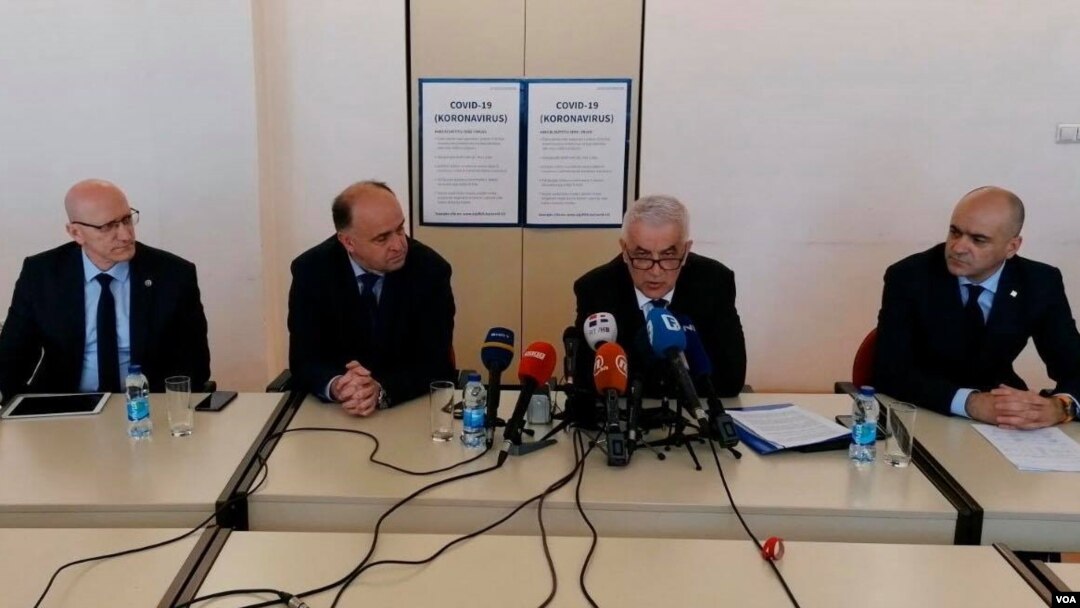Press konferencija Federalnog ministarstva zdravstva povodom prvog slučaja koronavirusa u Zenici