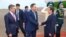 O'zbekiston Prezidenti Shavkat Mirziyoyev Ostonada, 8-iyun, 2017-yil.
