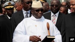 FILE - Gambian President Yahya Jammeh has led the country since he took power in a bloodless coup in 1994.