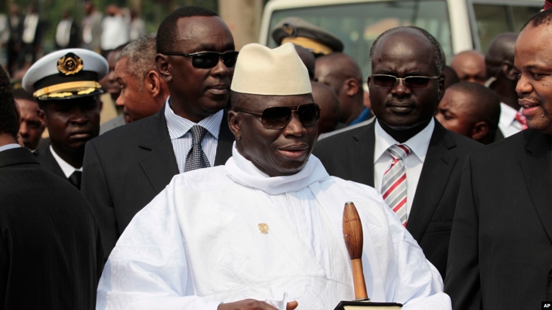 FILE - Gambian President Yahya Jammeh