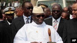 Rais wa Gambia Yahya Jammeh.