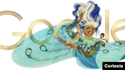 Celia Cruz engalana Google en el día de su cumpleaños.