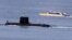 在悉尼港停泊的澳洲皇家海军的柯林斯级“沃勒号”(HMAS Waller)潜艇